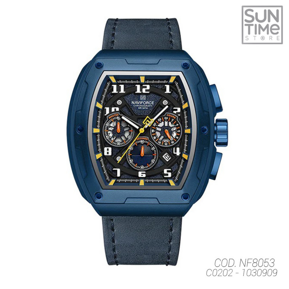 RELOJ ANALOGICO HOMBRE NF8053 NAVIFORCE AZUL CLASICO 1030909