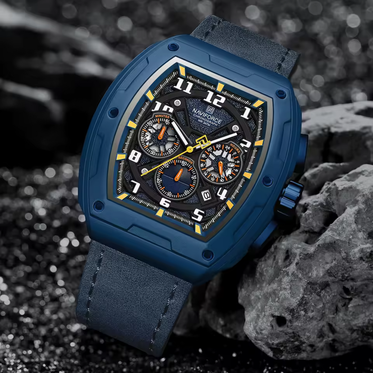 RELOJ ANALOGICO HOMBRE NF8053 NAVIFORCE AZUL CLASICO 1030909