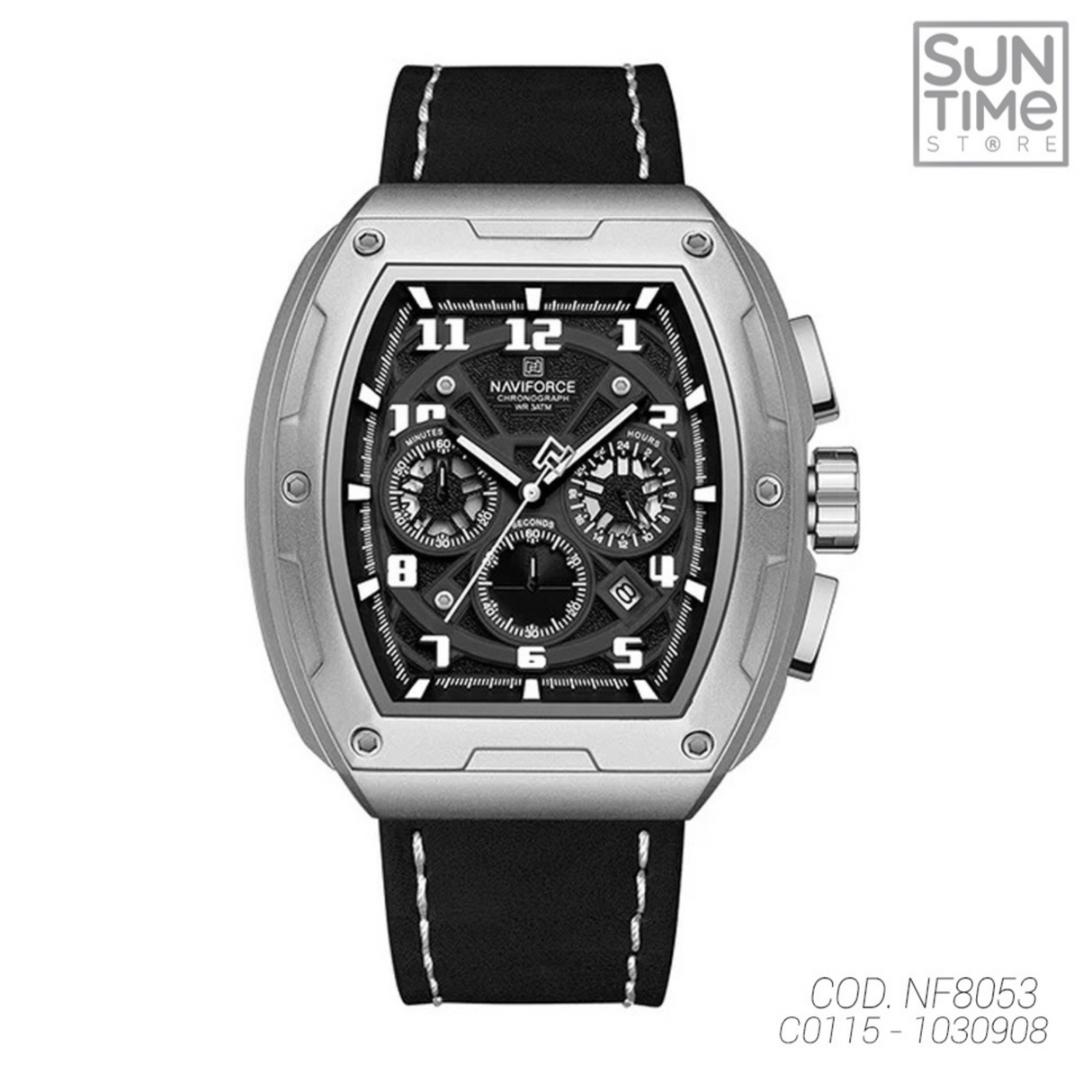 RELOJ ANALOGICO HOMBRE NF8053 NAVIFORCE NEGRO CLASICO 1030908