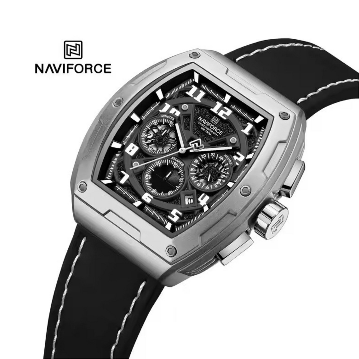 RELOJ ANALOGICO HOMBRE NF8053 NAVIFORCE NEGRO CLASICO 1030908