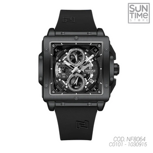 RELOJ ANALOGICO HOMBRE NF8064 NAVIFORCE NEGRO CASUAL 1030915