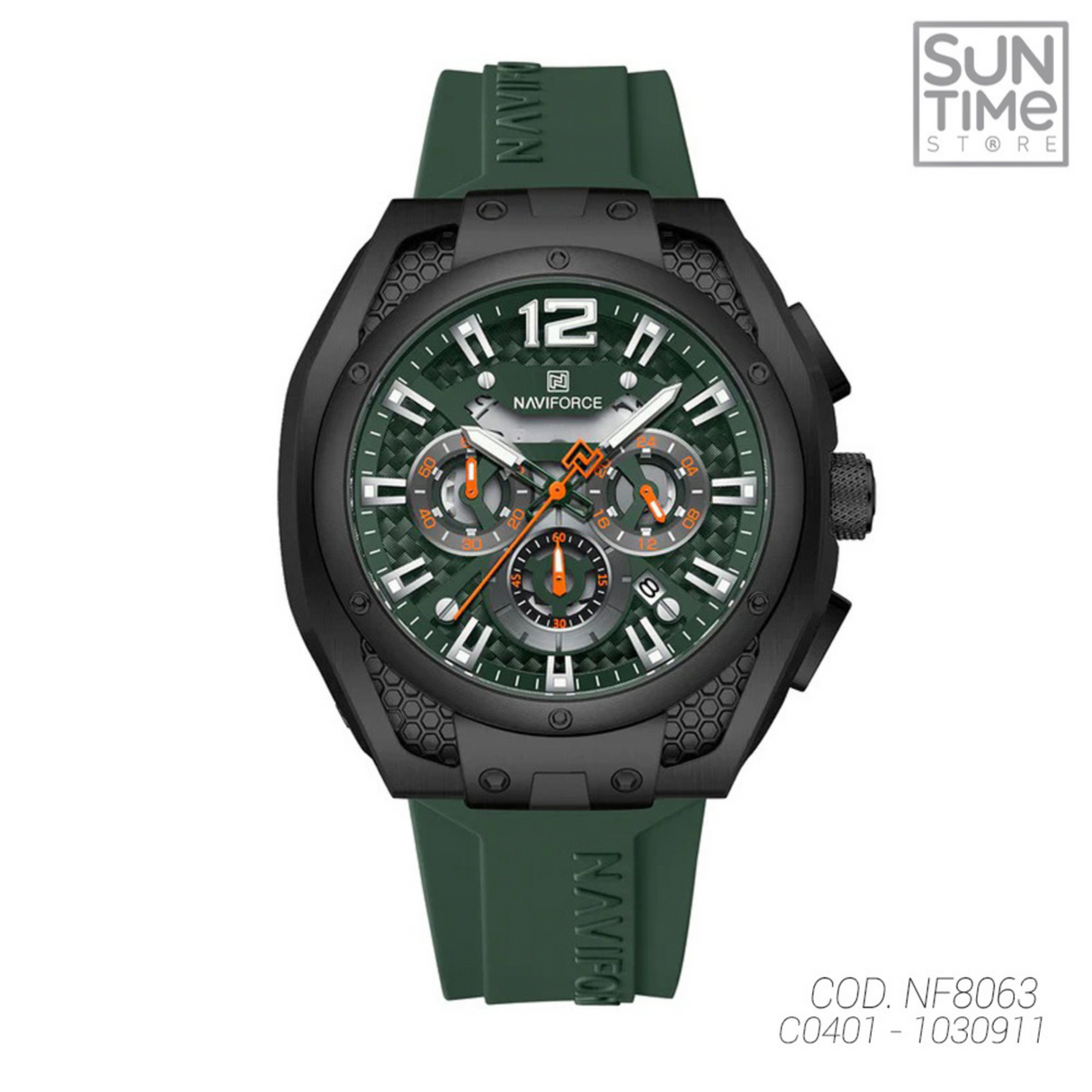 RELOJ ANALOGICO HOMBRE NF8063 NAVIFORCE VERDE CASUAL 1030911