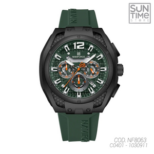 RELOJ ANALOGICO HOMBRE NF8063 NAVIFORCE VERDE CASUAL 1030911