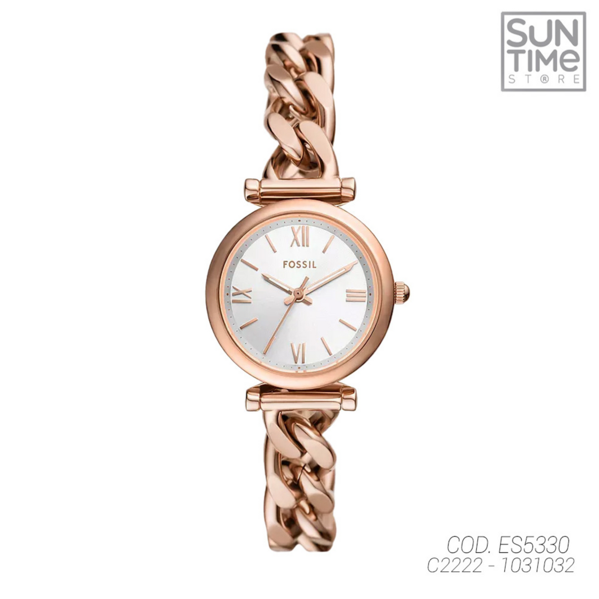 RELOJ ANALOGICO MUJER ES5330 FOSSIL ROSE GOLD CASUAL 1031032