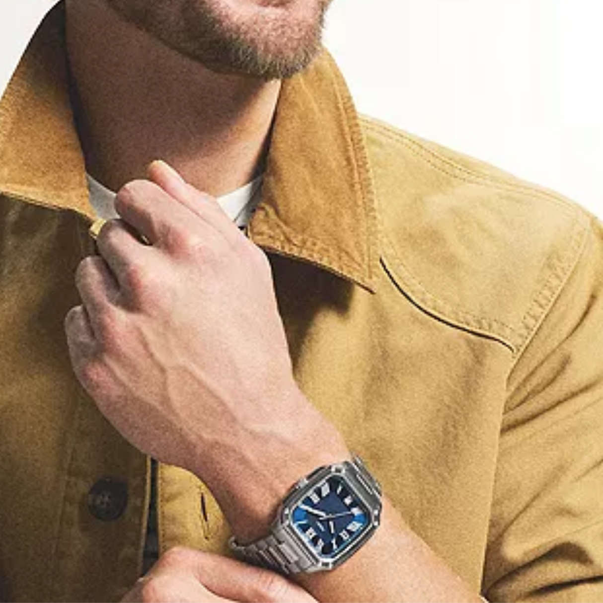 RELOJ ANALOGICO HOMBRE FS6121 FOSSIL PLATEADO CLASICO 1031031