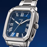 RELOJ ANALOGICO HOMBRE FS6121 FOSSIL PLATEADO CLASICO 1031031