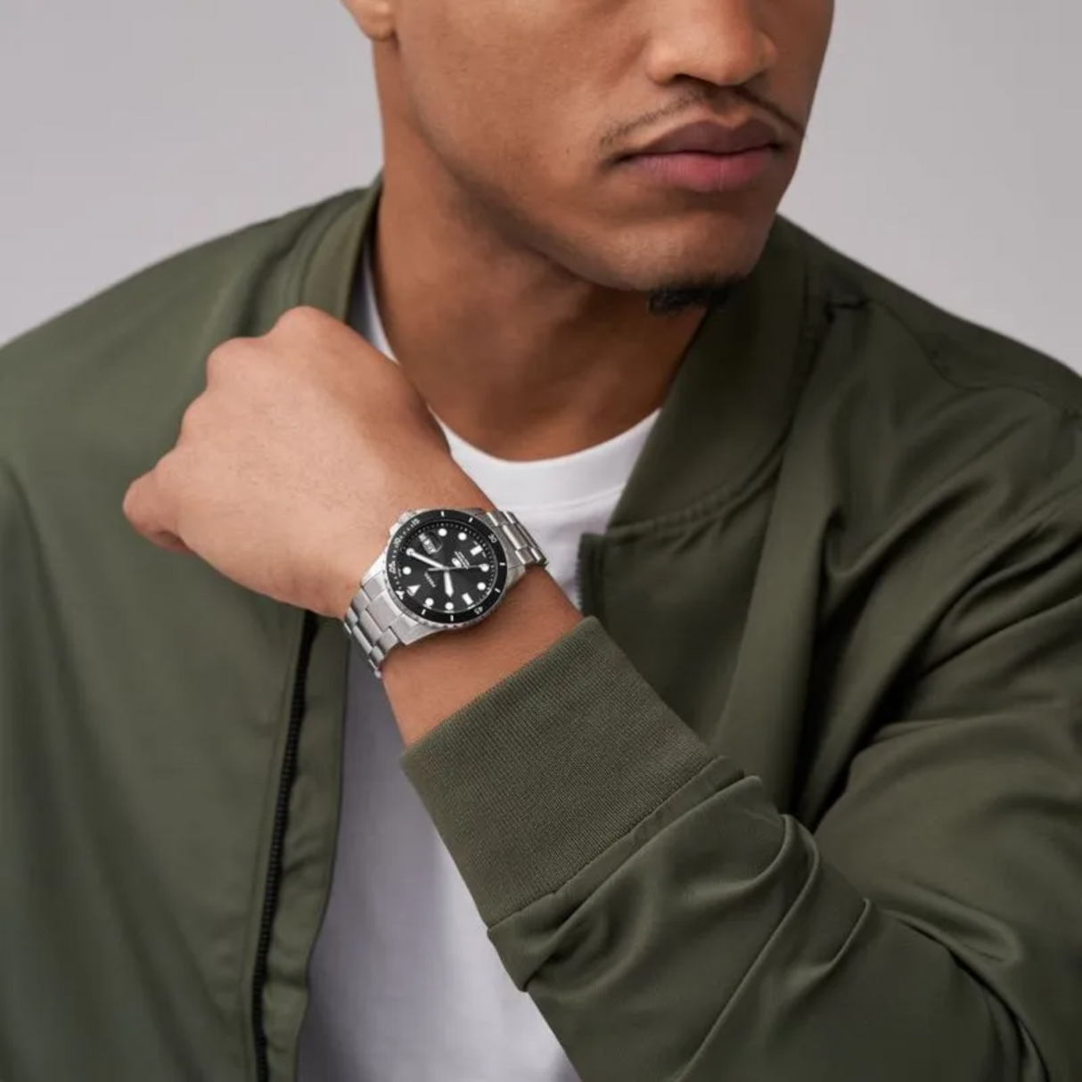 RELOJ ANALOGICO HOMBRE FS6032 FOSSIL	PLATEADO CLASICO 1031021