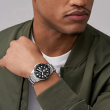 RELOJ ANALOGICO HOMBRE FS6032 FOSSIL	PLATEADO CLASICO 1031021