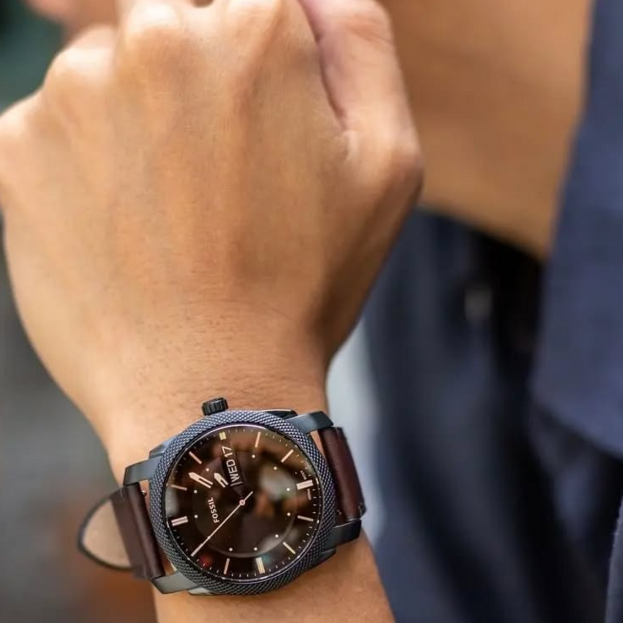 RELOJ ANALOGICO HOMBRE FS5901 FOSSIL	MARRON CASUAL 1031018