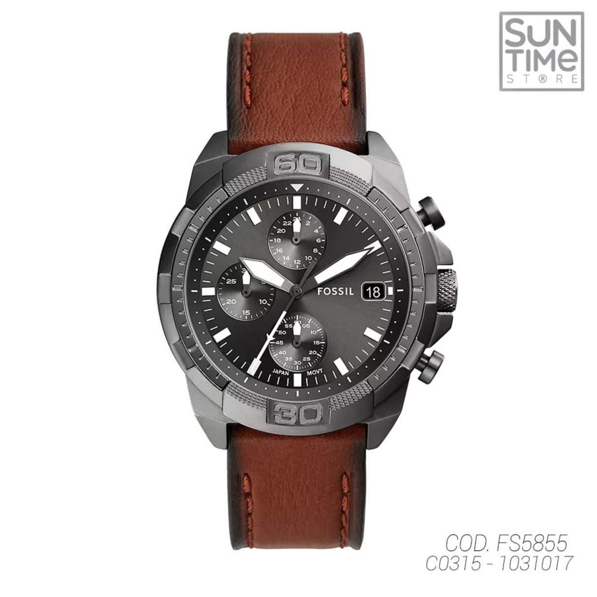 RELOJ ANALOGICO HOMBRE FS5855 FOSSIL	MARRON CASUAL 1031017