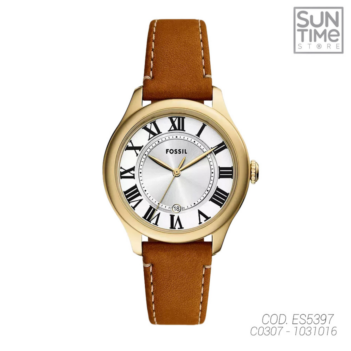 RELOJ ANALOGICO MUJER ES5397 FOSSIL MARRON CASUAL 1031016