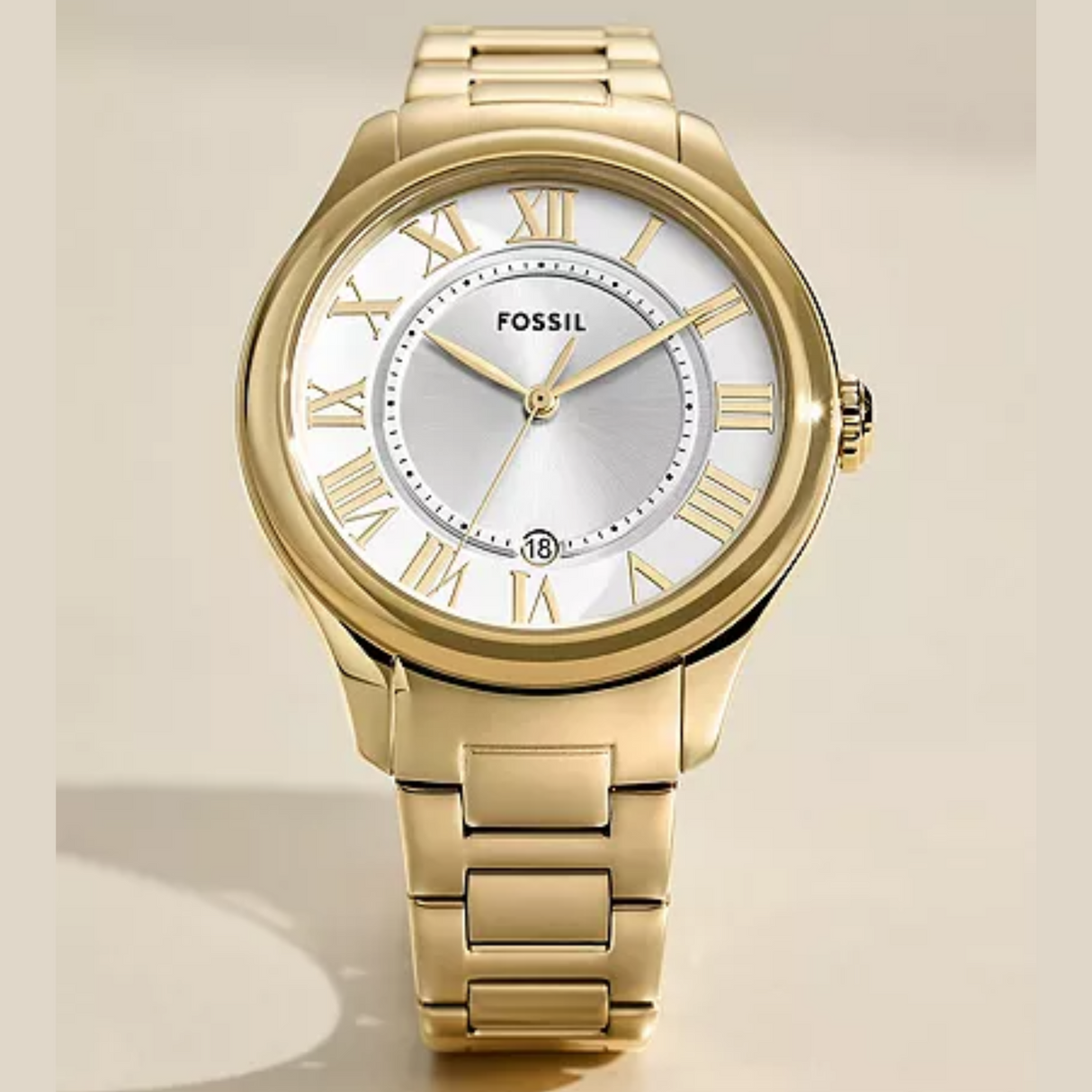 RELOJ ANALOGICO MUJER ES5395 FOSSIL DORADO CASUAL 1031015