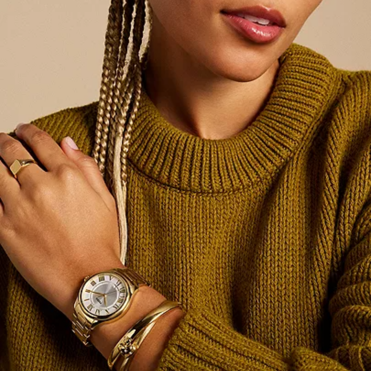 RELOJ ANALOGICO MUJER ES5395 FOSSIL DORADO CASUAL 1031015