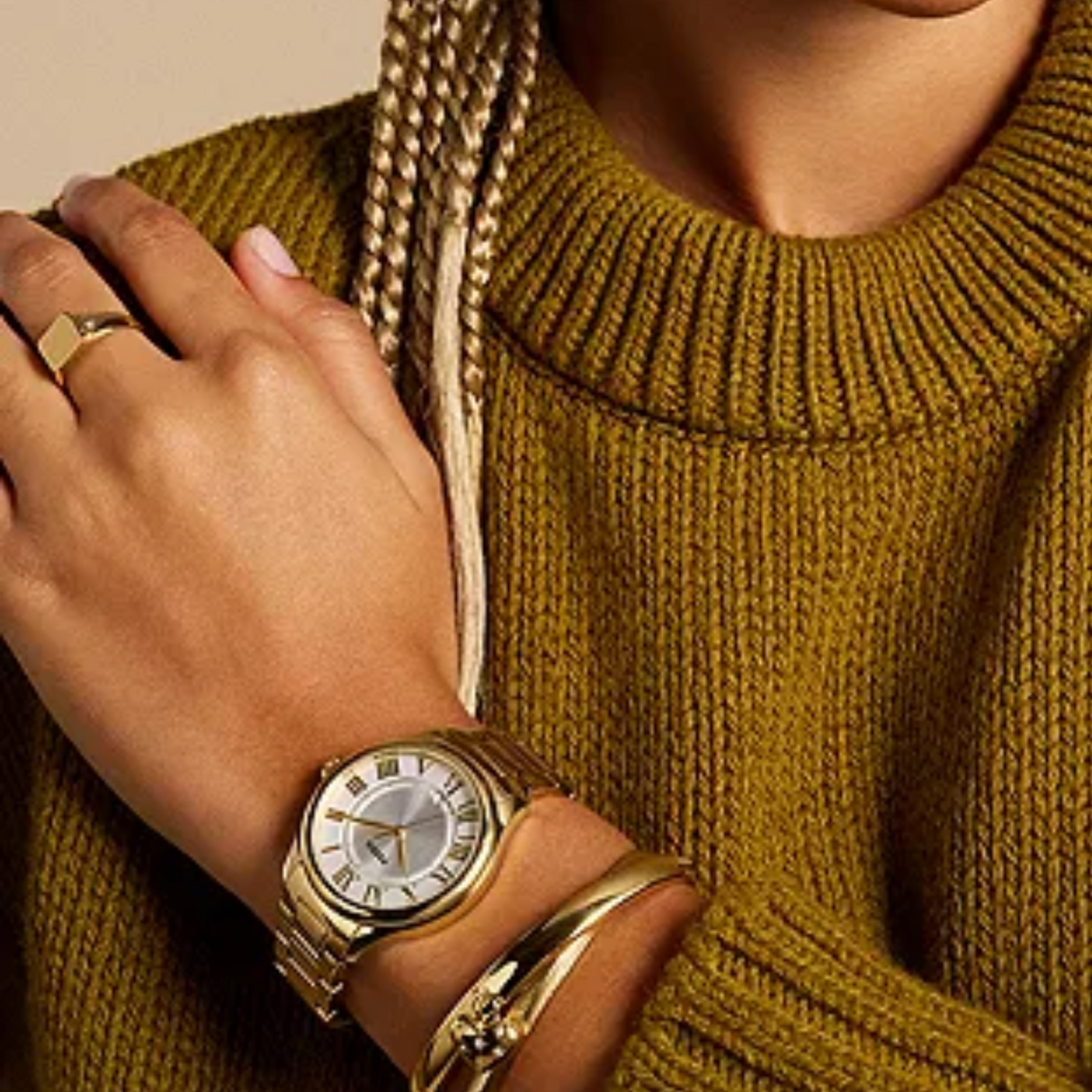 RELOJ ANALOGICO MUJER ES5395 FOSSIL DORADO CASUAL 1031015