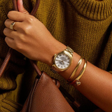 RELOJ ANALOGICO MUJER ES5395 FOSSIL DORADO CASUAL 1031015