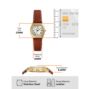 RELOJ ANALOGICO MUJER ES5364 FOSSIL MARRON CASUAL 1031014