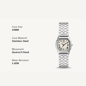 RELOJ ANALOGICO MUJER ES5363 FOSSIL PLATEADO CASUAL 1031013