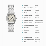 RELOJ ANALOGICO MUJER ES5363 FOSSIL PLATEADO CASUAL 1031013