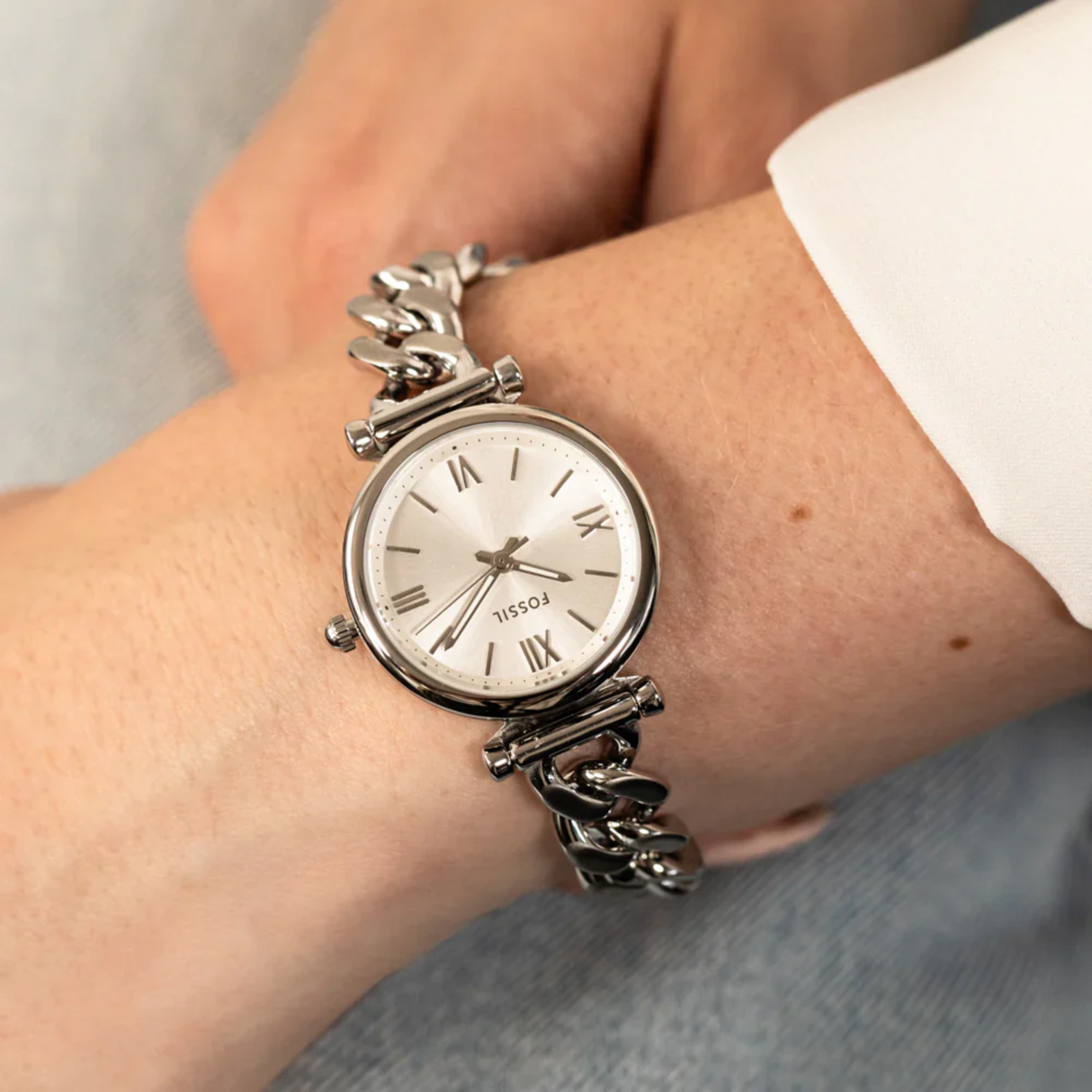 RELOJ ANALOGICO MUJER ES5331 FOSSIL PLATEADO CASUAL 1031012