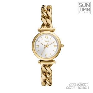 RELOJ ANALOGICO MUJER ES5329 FOSSIL DORADO CASUAL 1031011