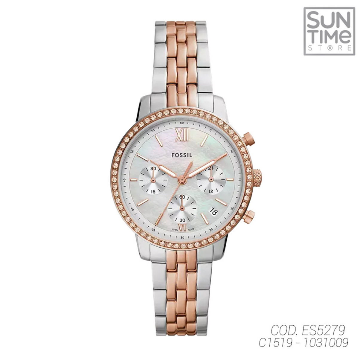 RELOJ ANALOGICO MUJER ES5279 FOSSIL PLATEADO CASUAL 1031009
