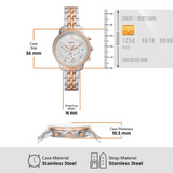 RELOJ ANALOGICO MUJER ES5279 FOSSIL PLATEADO CASUAL 1031009