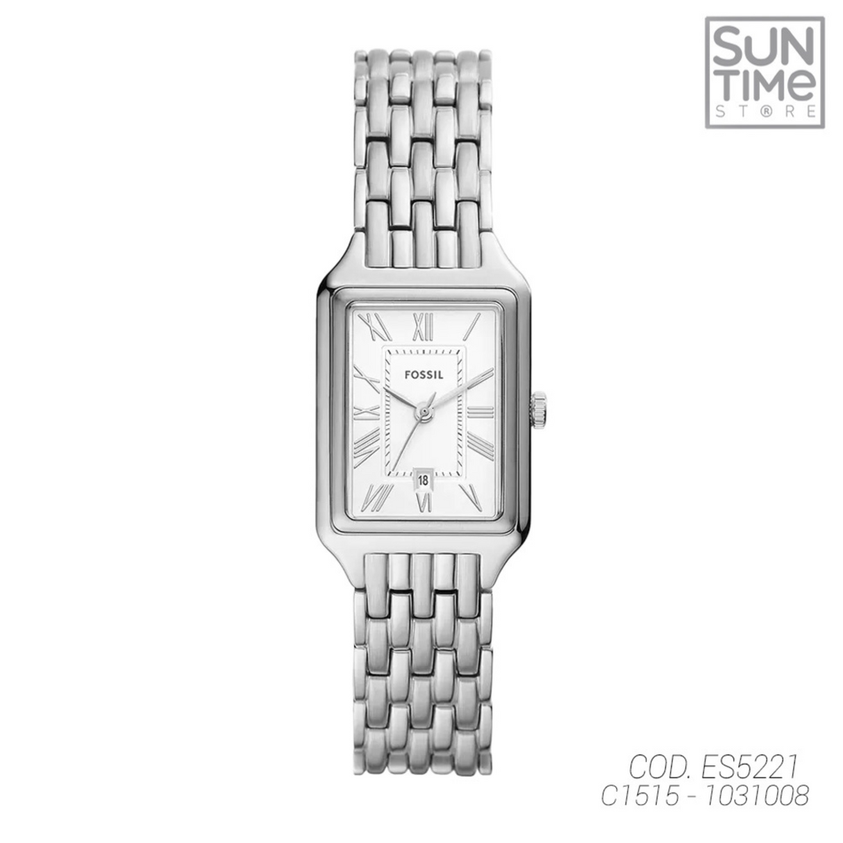 RELOJ ANALOGICO MUJER ES5221 FOSSIL PLATEADO CASUAL 1031008