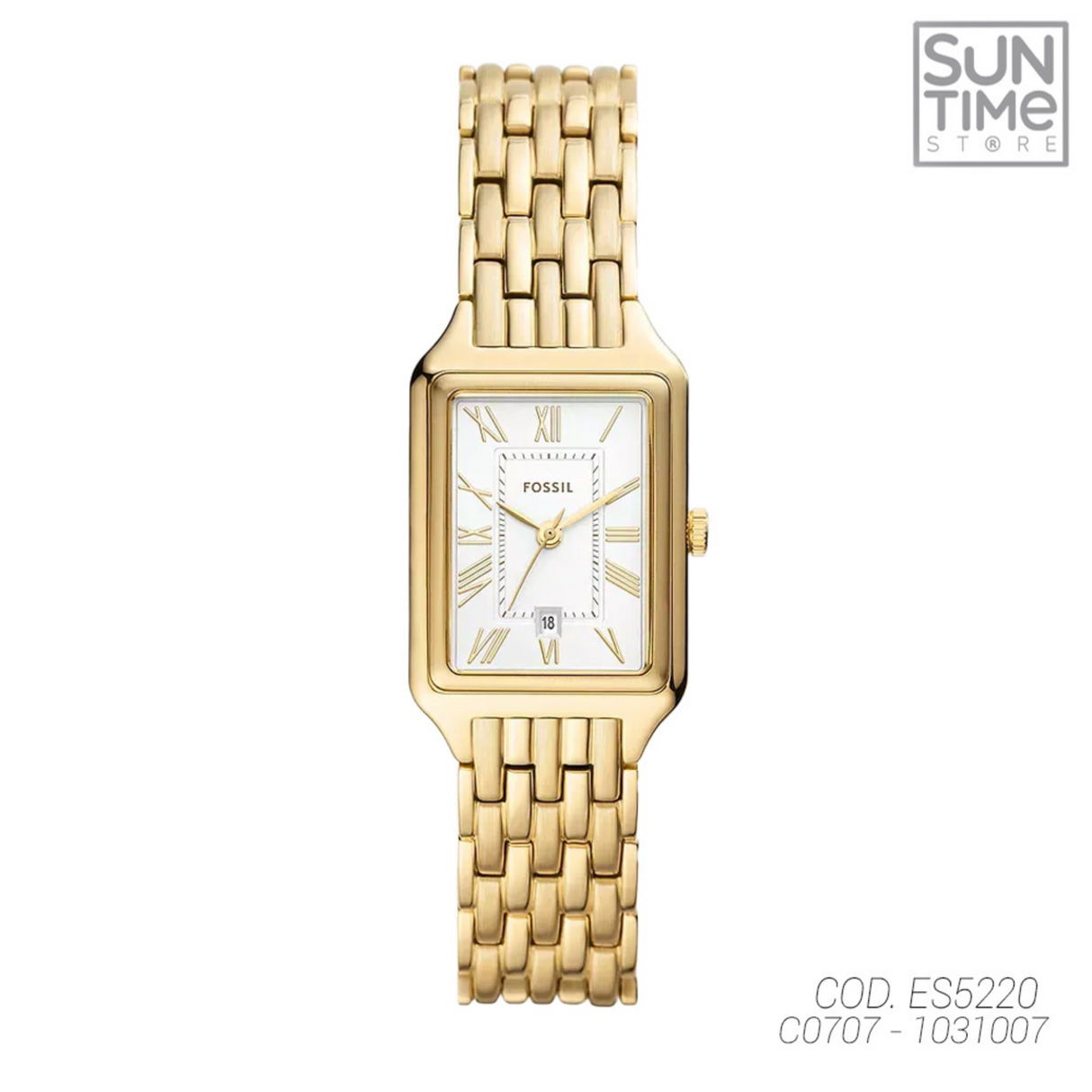 RELOJ ANALOGICO MUJER ES5220 FOSSIL DORADO CASUAL 1031007