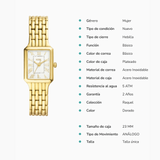RELOJ ANALOGICO MUJER ES5220 FOSSIL DORADO CASUAL 1031007