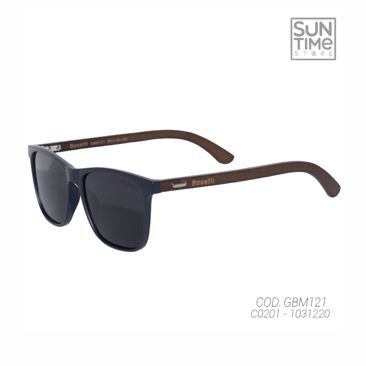 LENTES DE SOL POLARIZADO UNISEX GBM121 BOSELLI AZUL CASUAL 1031220