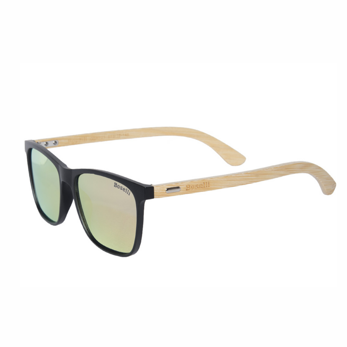 LENTES DE SOL POLARIZADO UNISEX GBM121 BOSELLI NEGRO CASUAL 1031219