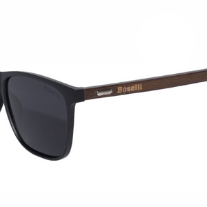 LENTES DE SOL POLARIZADO UNISEX GBM121 BOSELLI NEGRO CASUAL 1031218