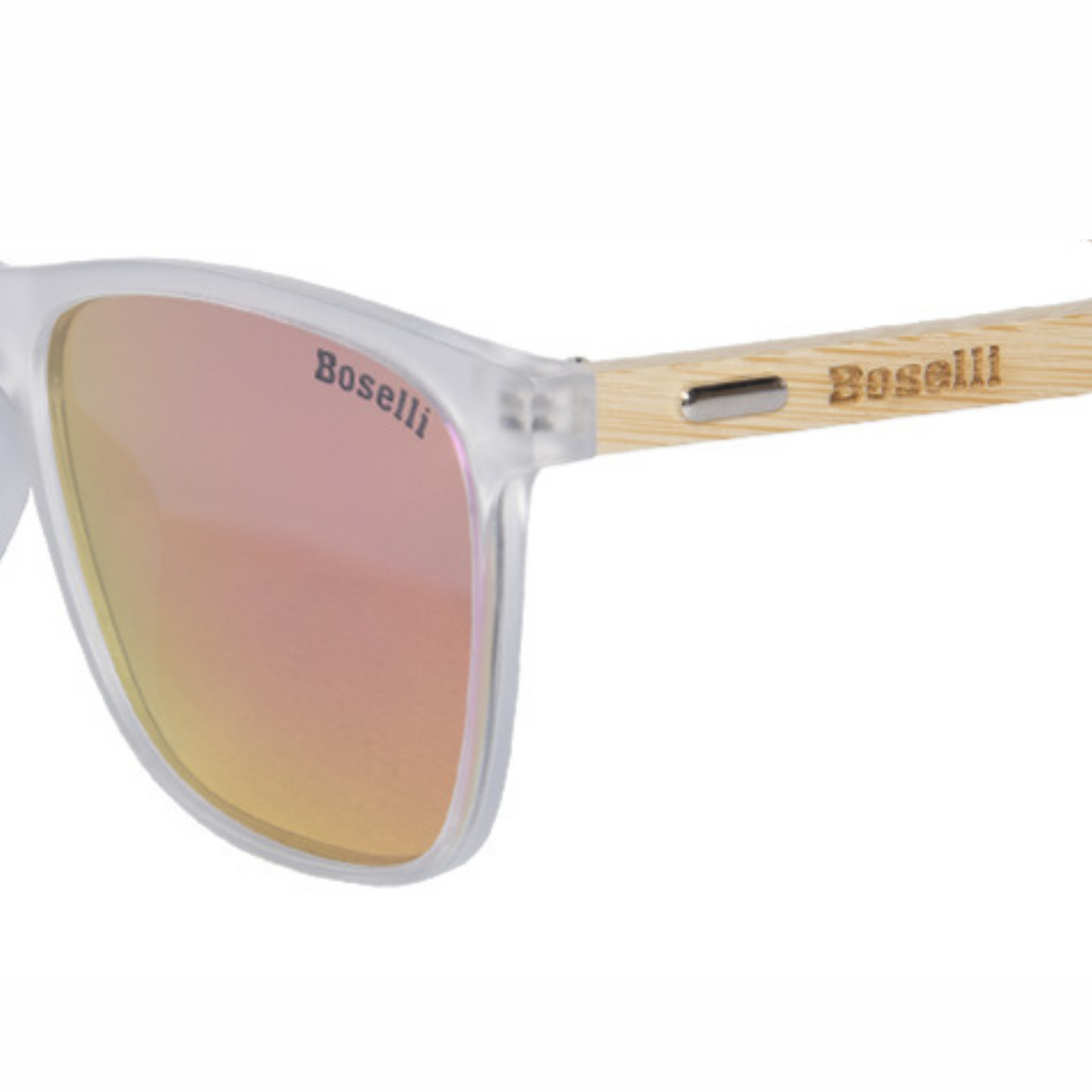 LENTES DE SOL POLARIZADO UNISEX GBM121 BOSELLI BLANCO CASUAL 1031217