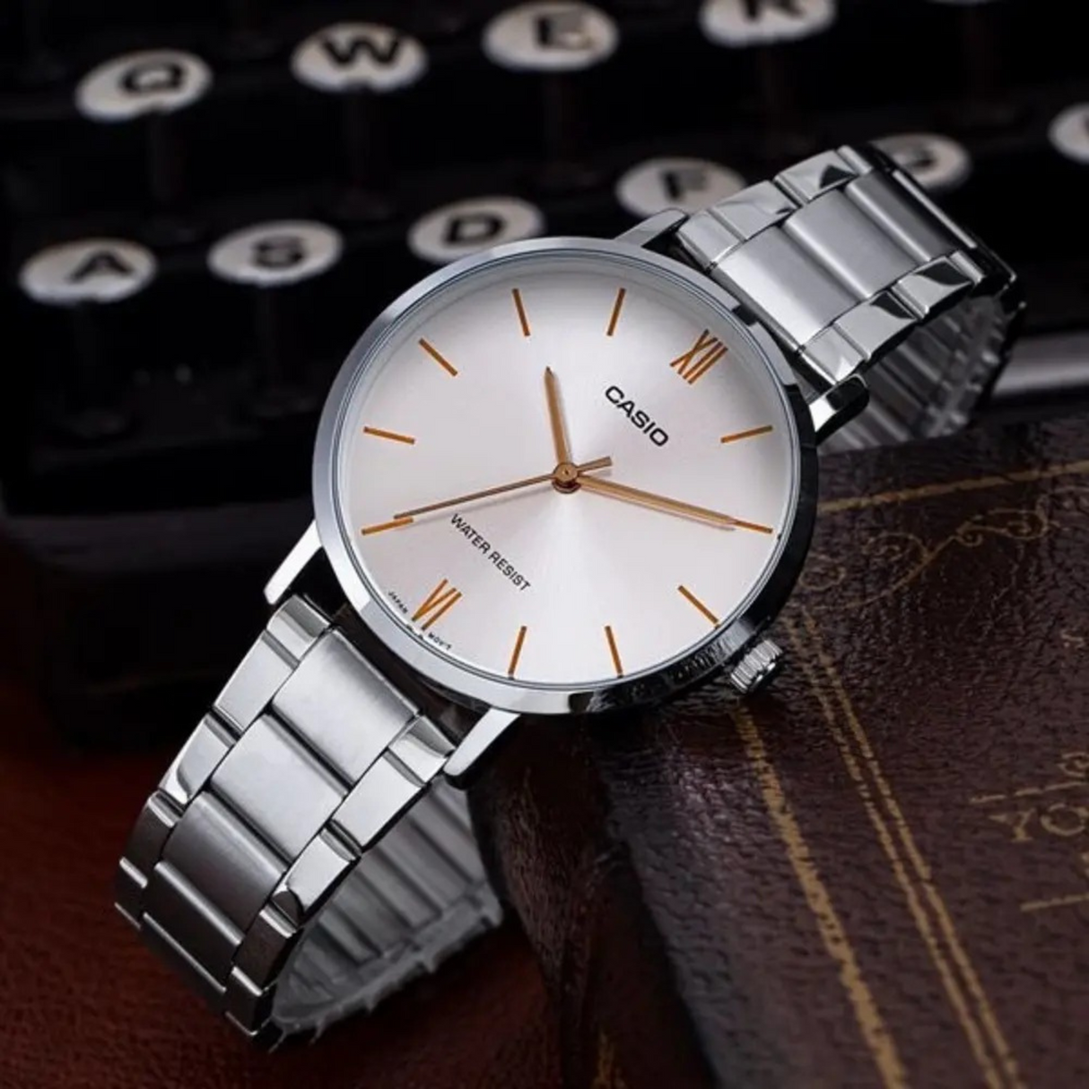 RELOJ ANALOGICO MUJER LTP-VT01D-4BUDF CASIO PLATEADO CLASICO 1030157
