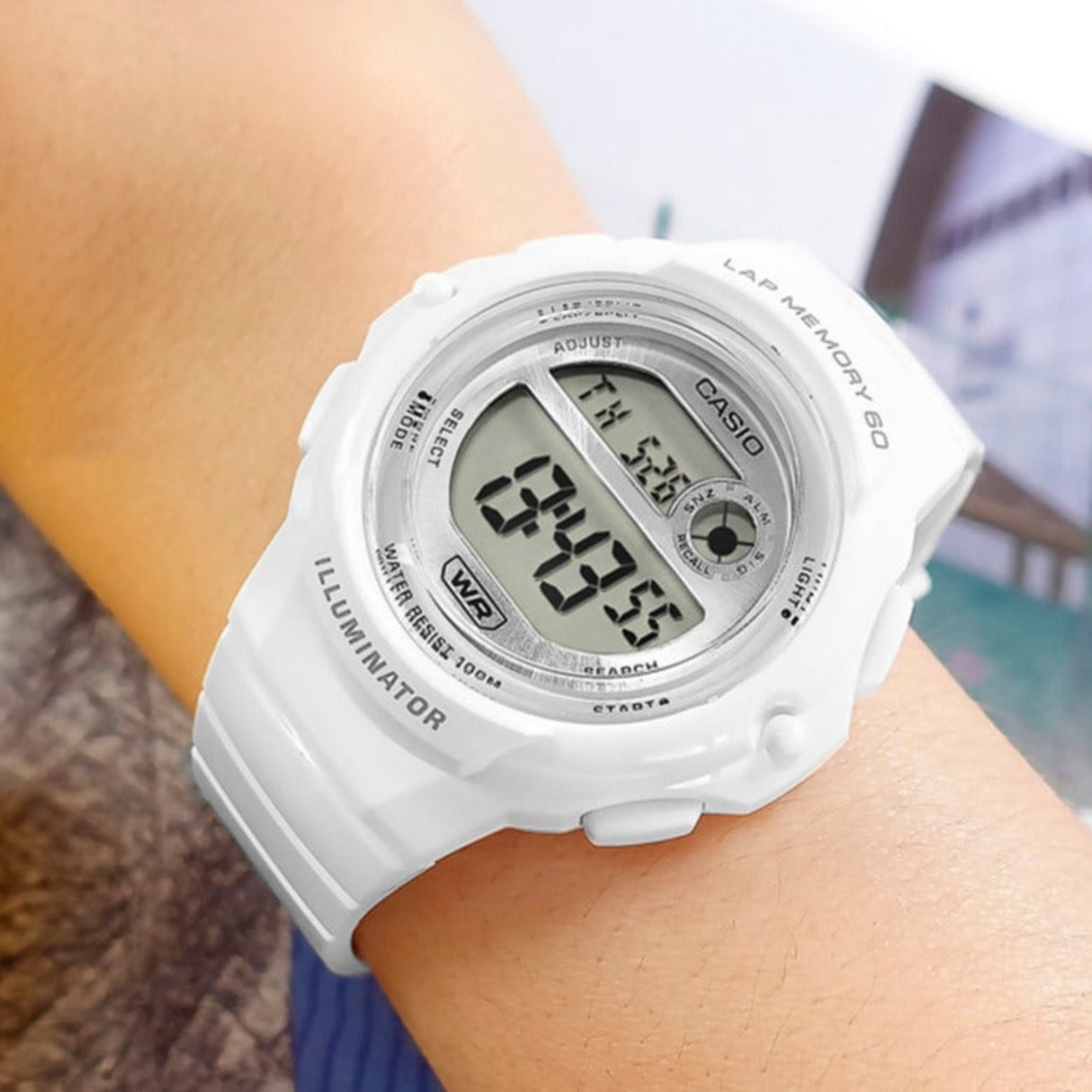 RELOJ DIGITAL MUJER LWS-1200H-7A1VCF CASIO BLANCO SPORT 1030163