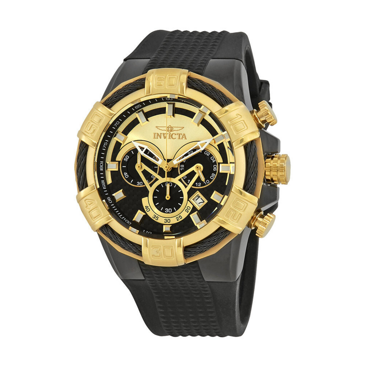 RELOJ ANALOGICO HOMBRE 24699 INVICTA BOLT NEGRO SPORT