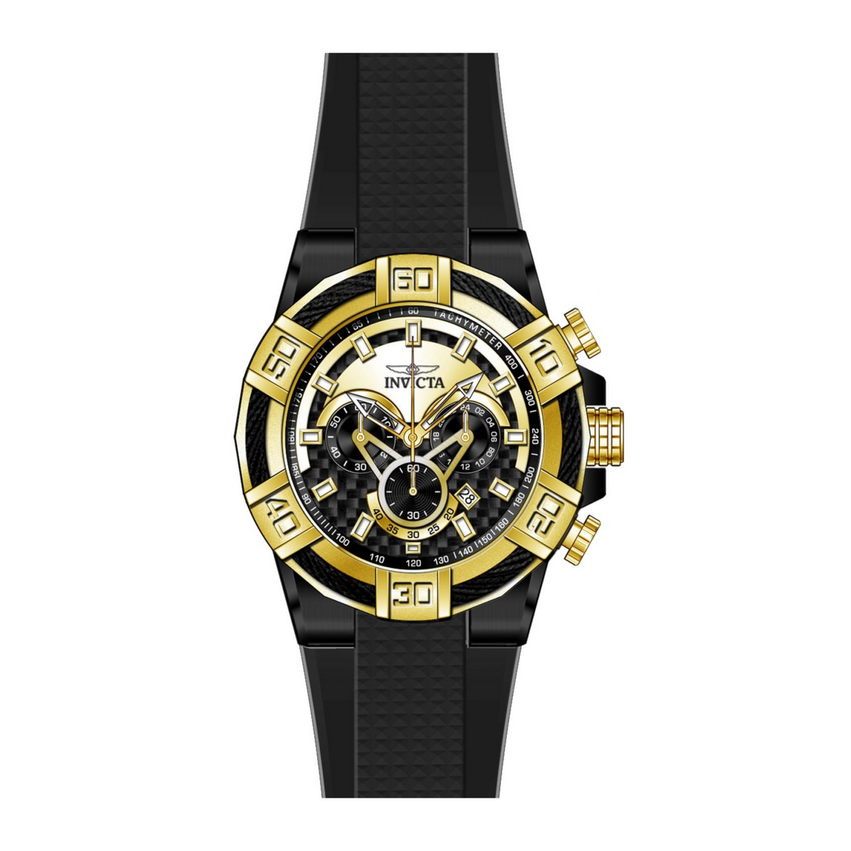 RELOJ ANALOGICO HOMBRE 24699 INVICTA BOLT NEGRO SPORT