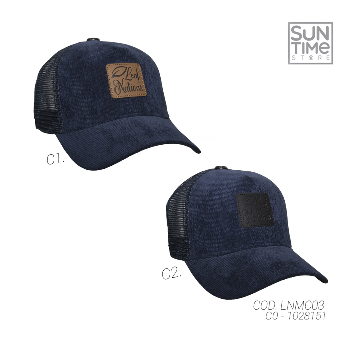 GORRA MALLA UNISEX LNMC03 LEAF NATIVAS AZUL SPORT 1028151