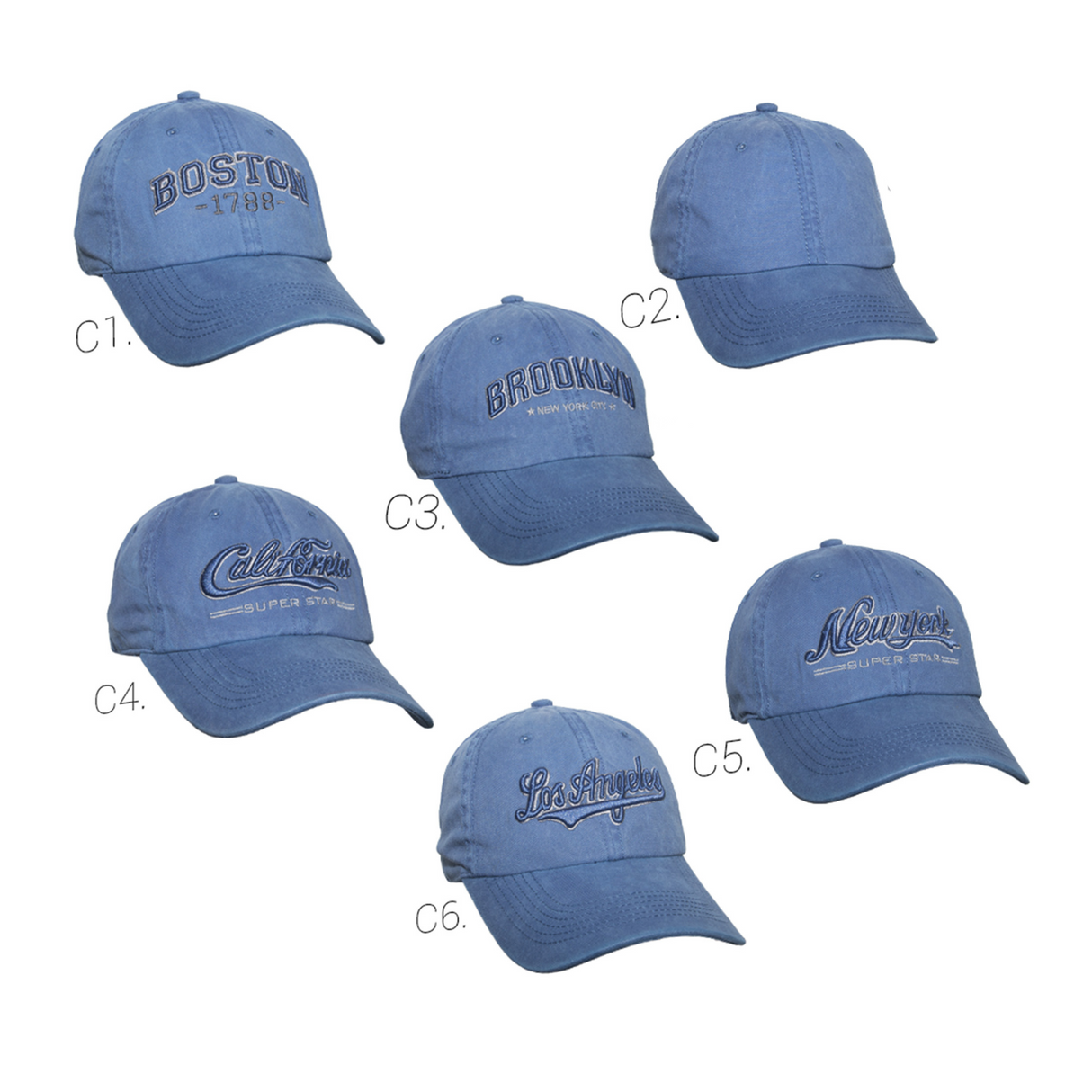 GORRA PRELAVADA UNISEX 3PRS007 SUNTIME AZUL SPORT 1030057