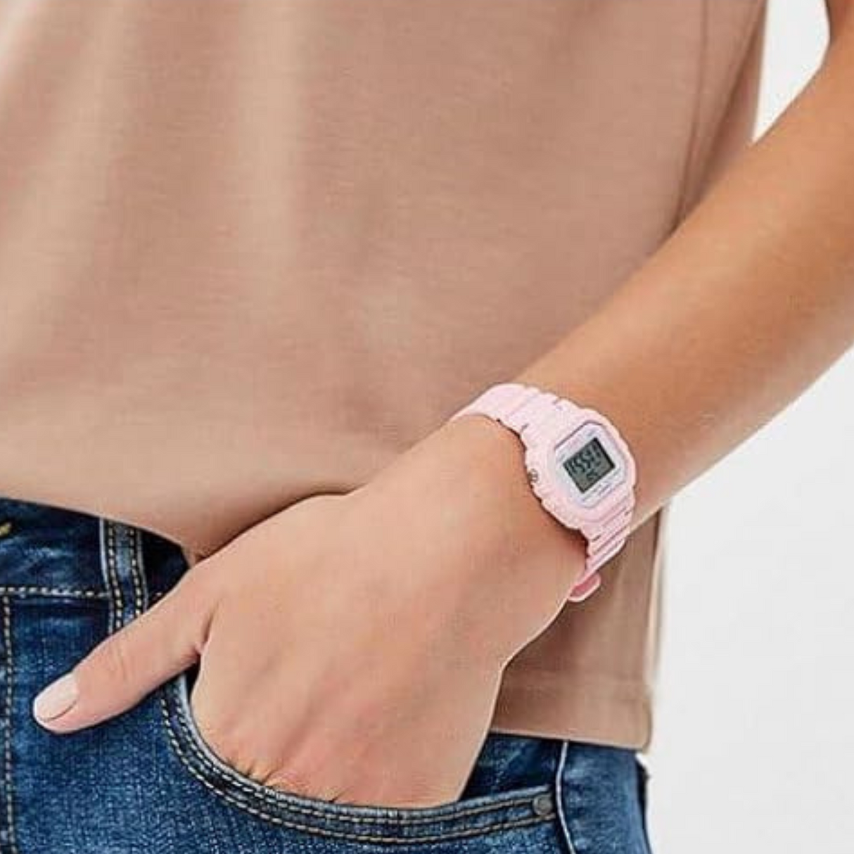 RELOJ DIGITAL MUJER LA-20WH-4A1CF CASIO ROSA SPORT 1030128