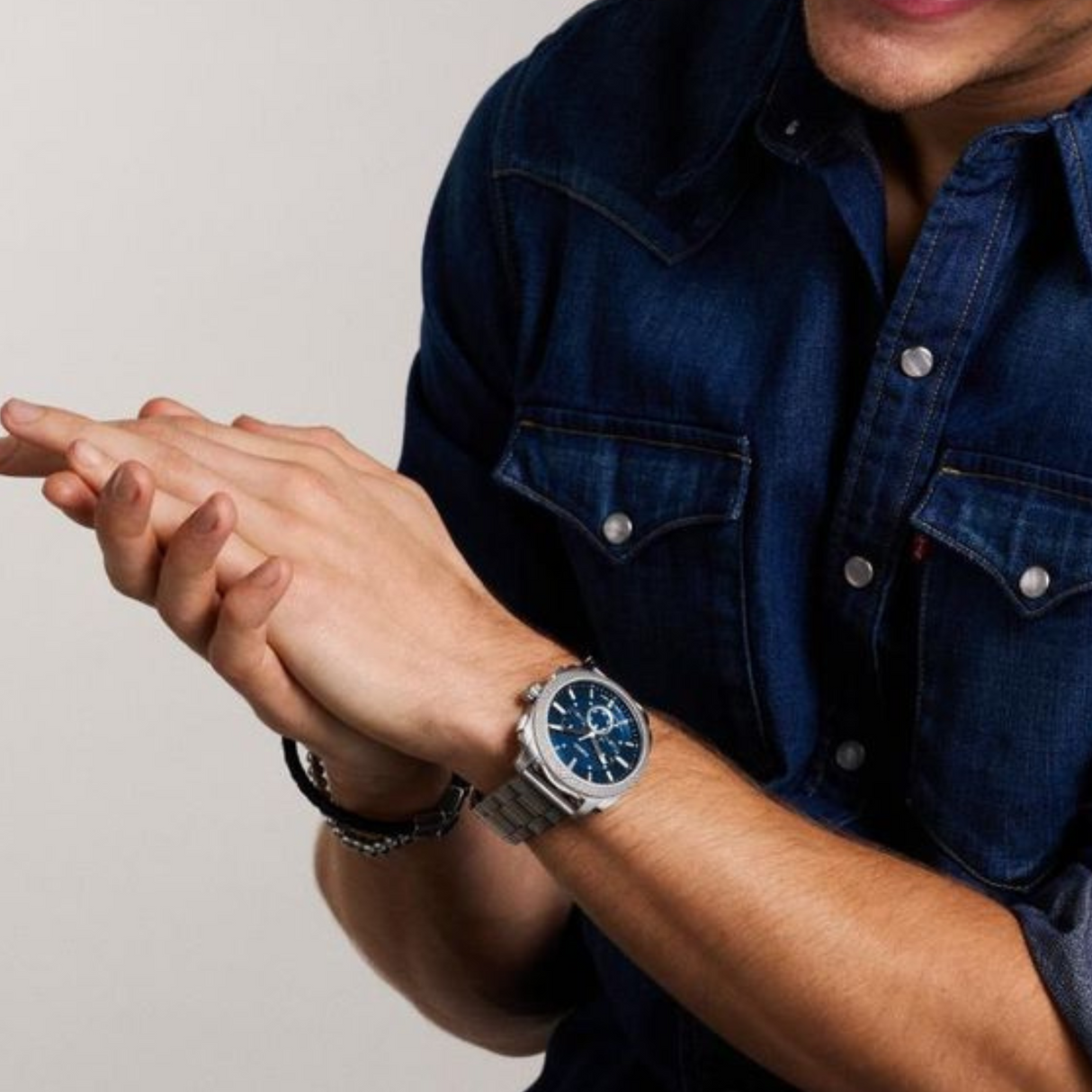 RELOJ ANALOGICO HOMBRE FS6096 FOSSIL	PLATEADO CLASICO 1031029