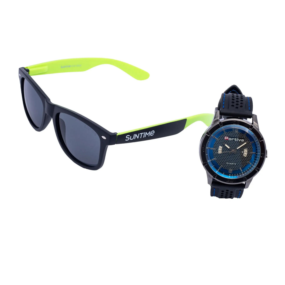 COMBO RELOJ B440 PORTIVE + D19-IS022 SUNTIME HOMBRE B440001CB SUNTIME