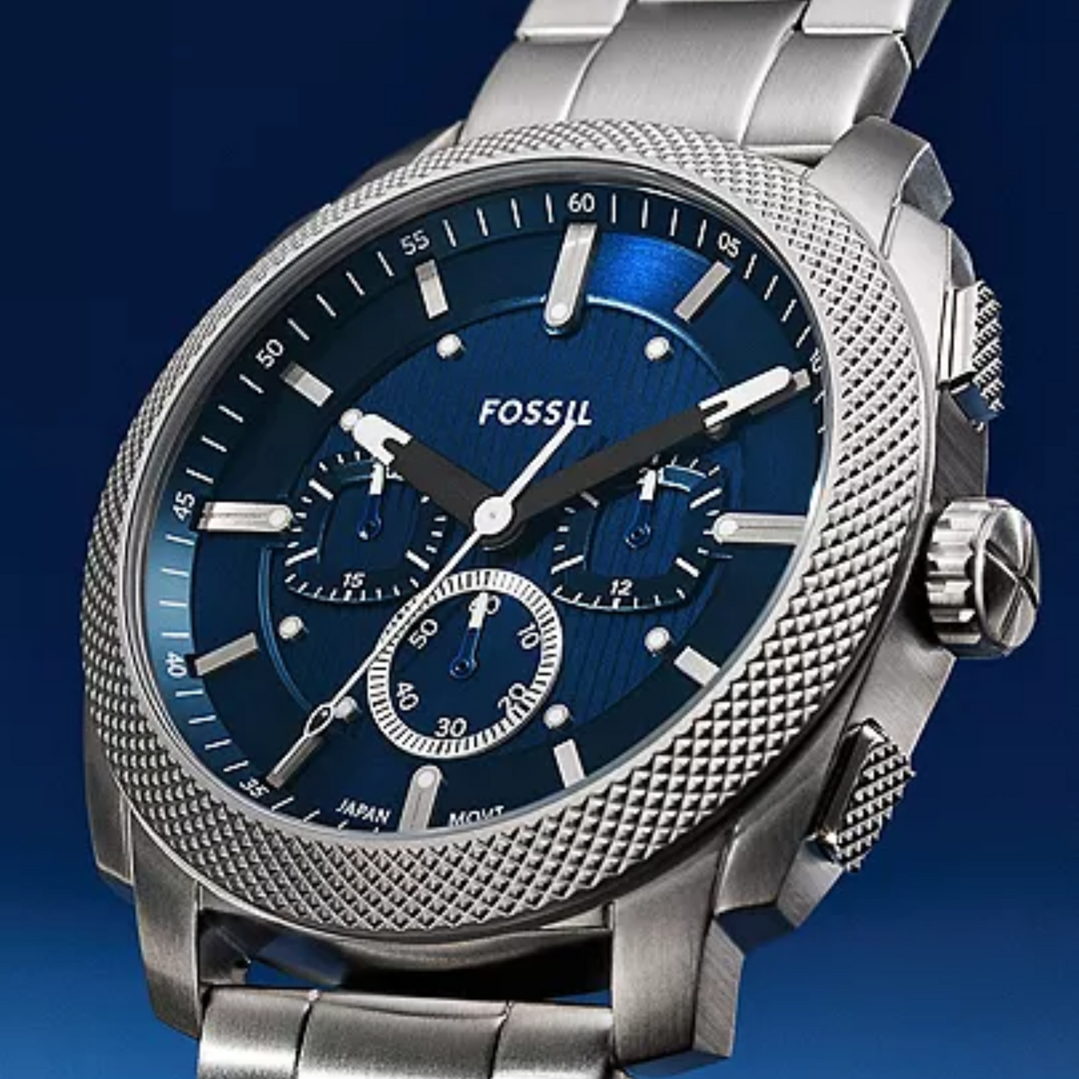 RELOJ ANALOGICO HOMBRE FS6096 FOSSIL	PLATEADO CLASICO 1031029