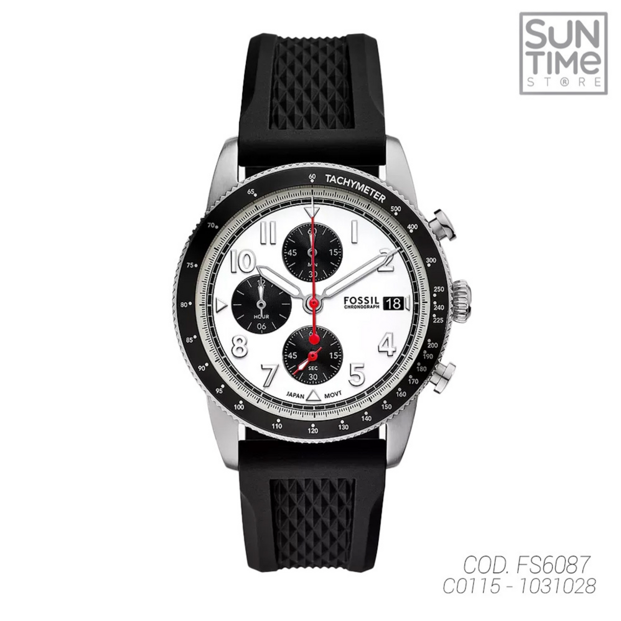 RELOJ ANALOGICO HOMBRE FS6087 FOSSIL	NEGRO CASUAL 1031028