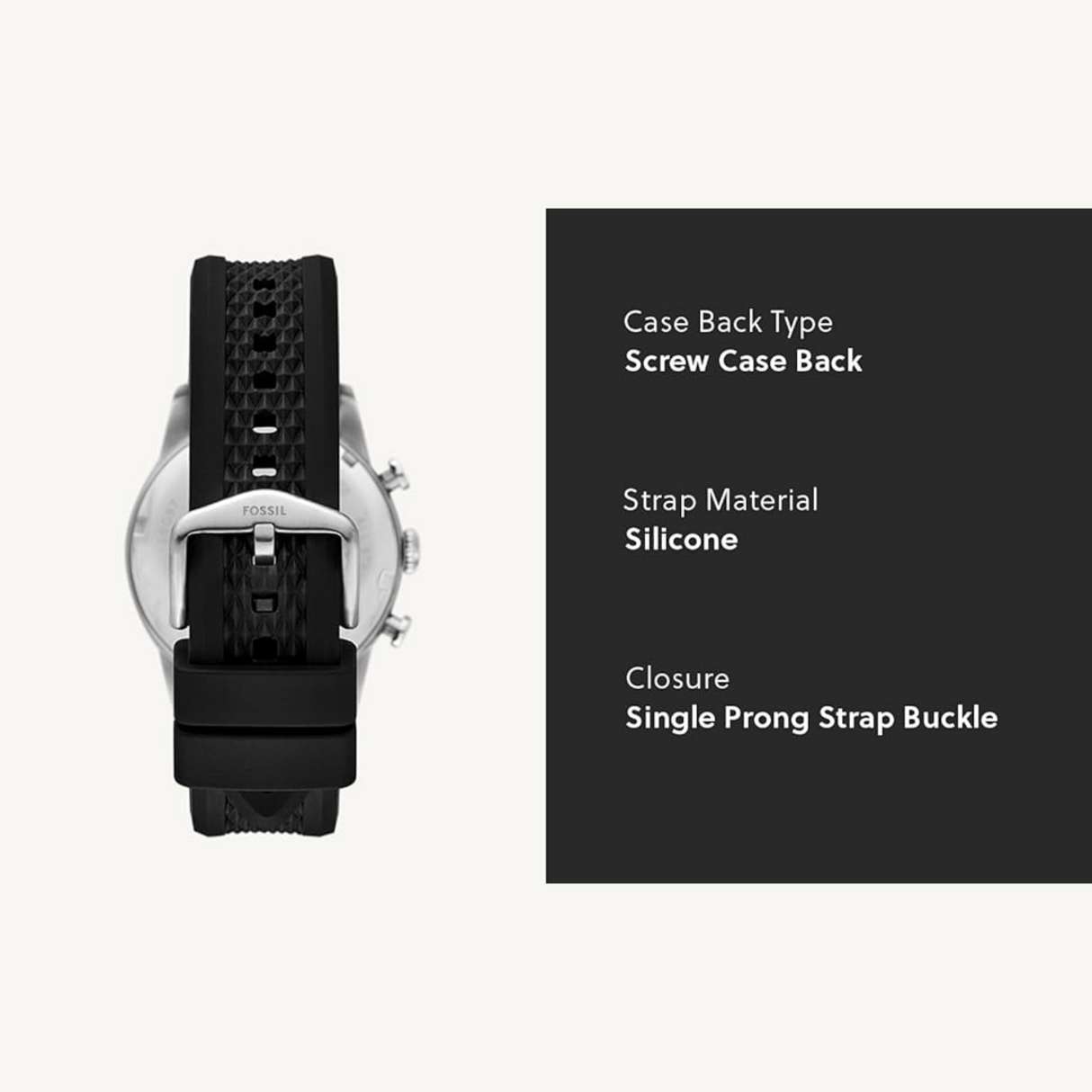 RELOJ ANALOGICO HOMBRE FS6087 FOSSIL	NEGRO CASUAL 1031028