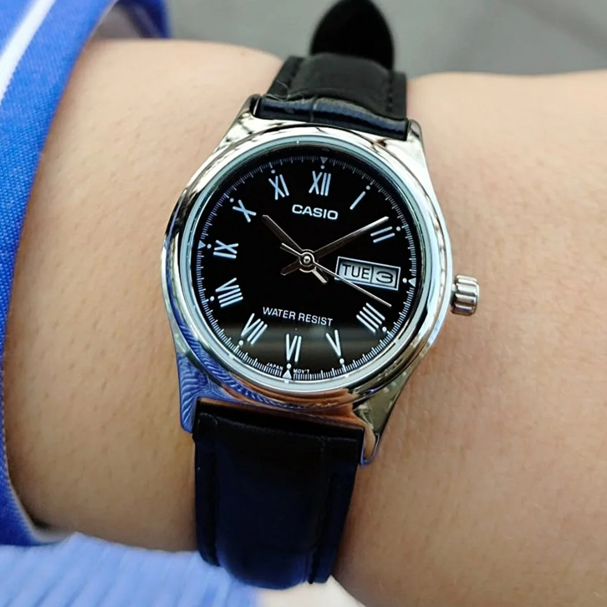 RELOJ ANALOGICO MUJER LTP-V006L-1BUDF CASIO NEGRO CASUAL 1030152