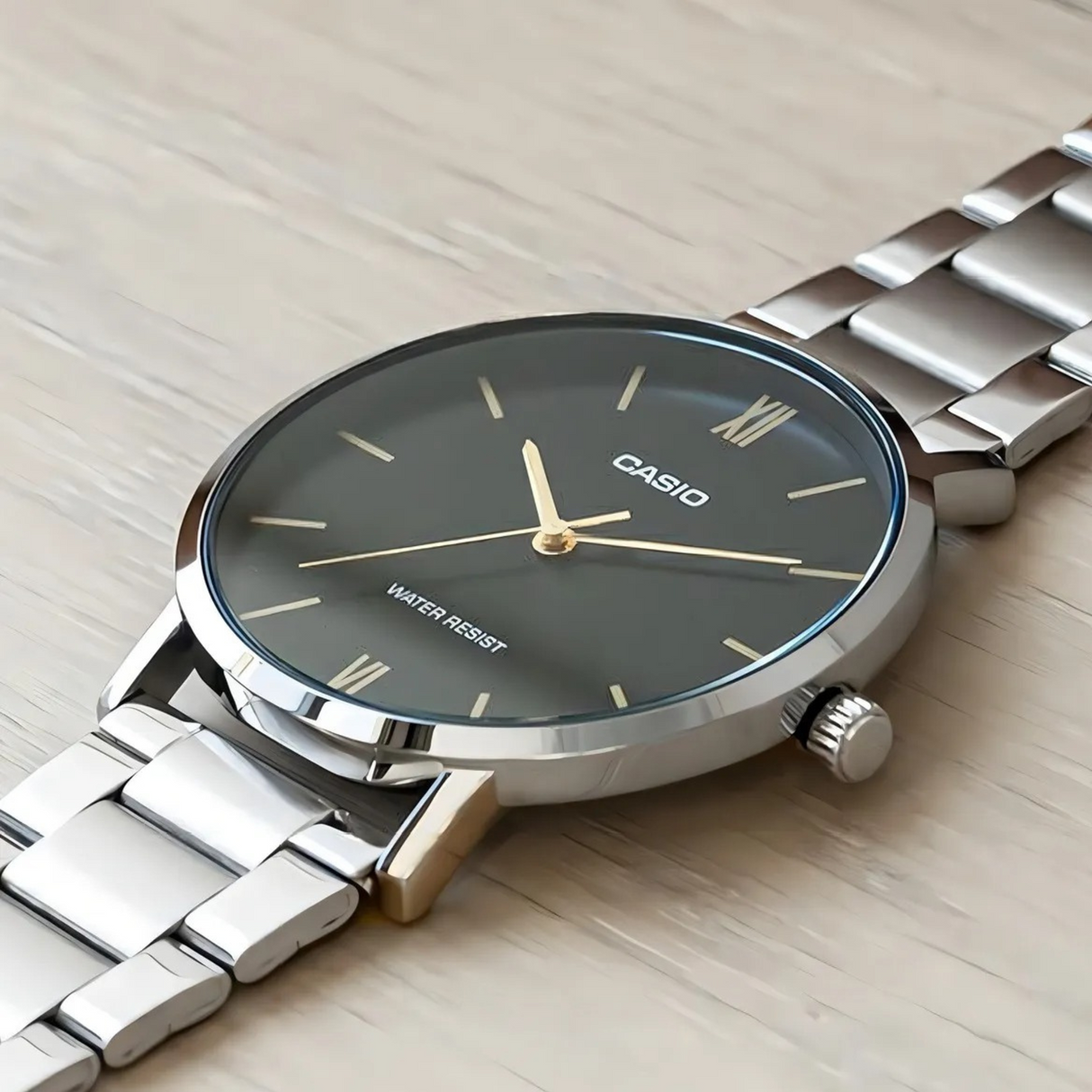 RELOJ ANALOGICO MUJER LTP-VT01D-1BUDF CASIO PLATEADO CLASICO 1030156
