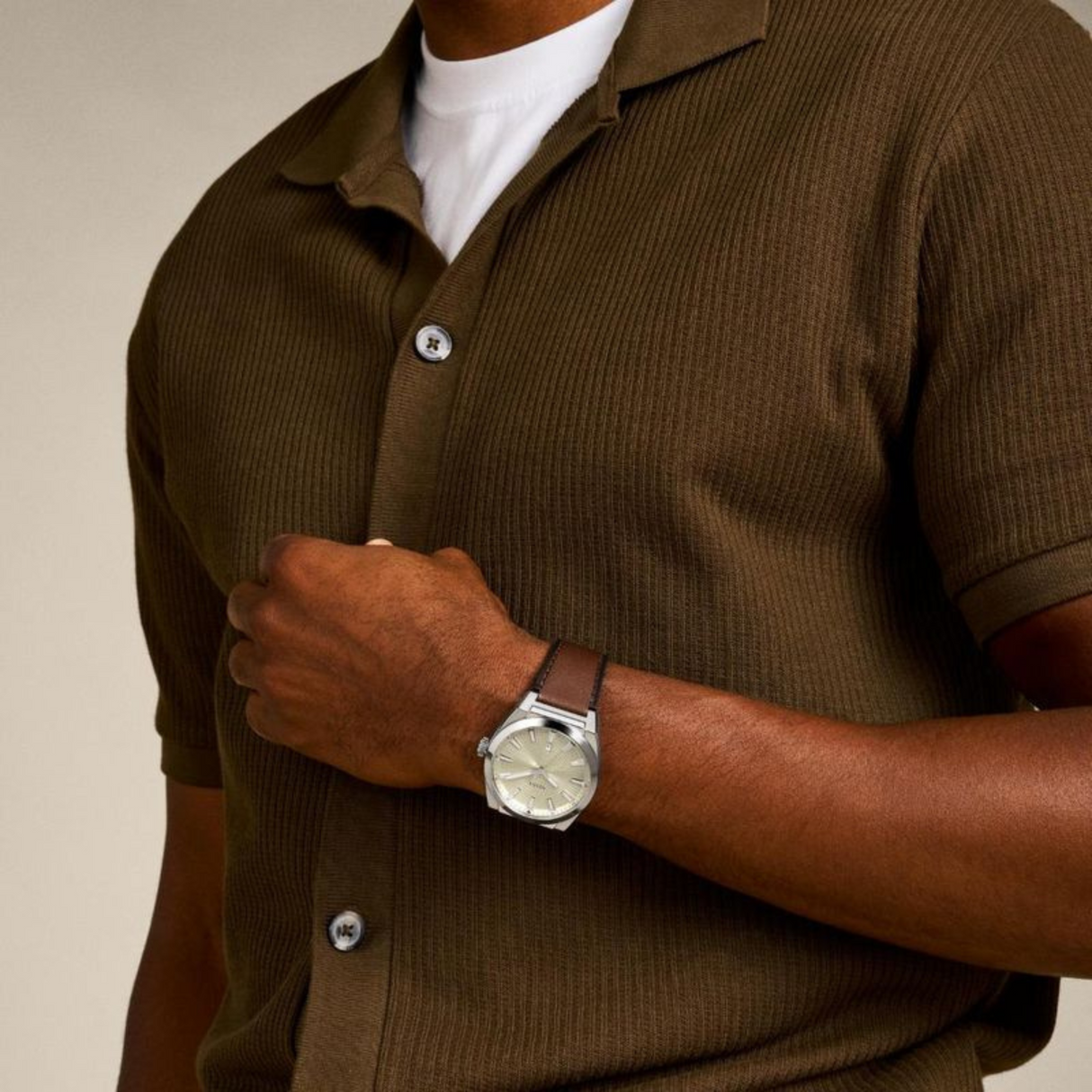 RELOJ ANALOGICO HOMBRE FS6071 FOSSIL	MARRON CASUAL 1031026