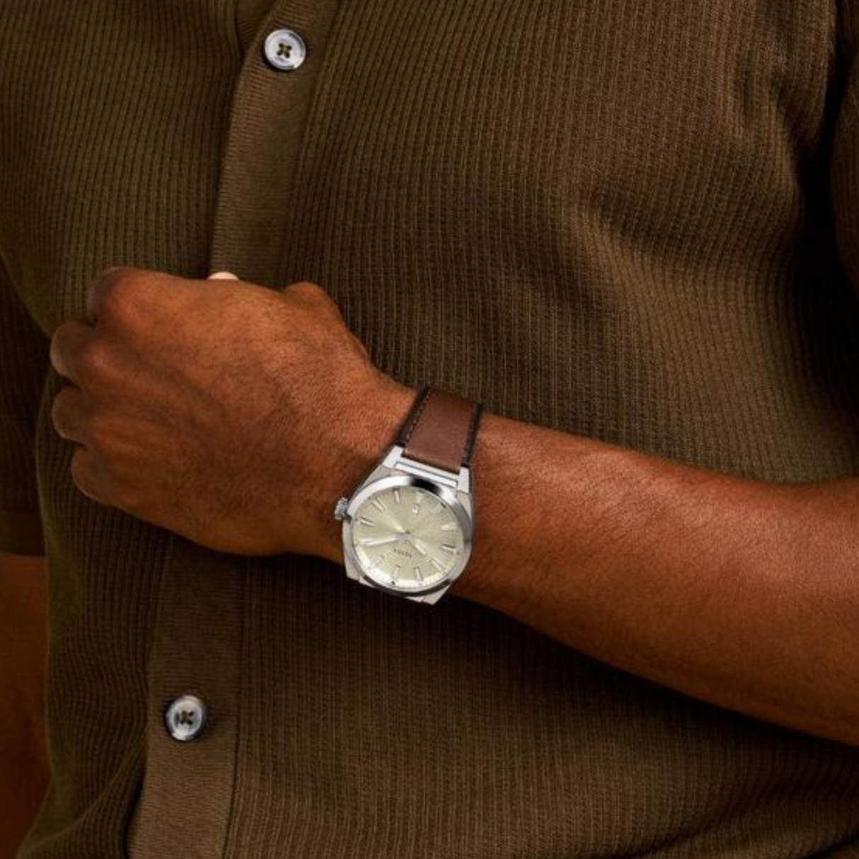 RELOJ ANALOGICO HOMBRE FS6071 FOSSIL	MARRON CASUAL 1031026
