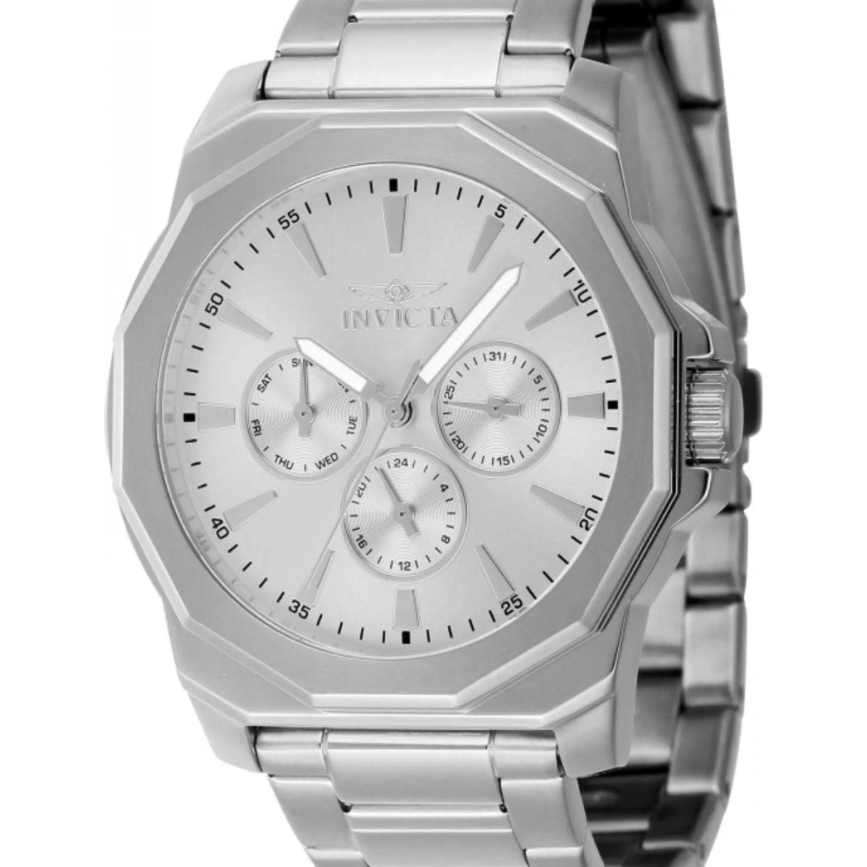 RELOJ ANALOGICO HOMBRE 46843 INVICTA	PLATEADO CLASICO INVICTA